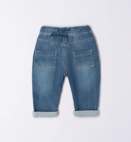 Morbido jeans neonato da 1 a 24 mesi iDO STONE BLEACH-7350