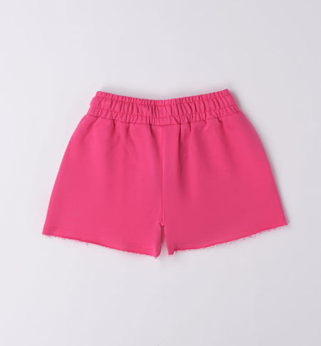 Morbido short bambina in felpa da 9 mesi a 8 anni iDO FUXIA-2437