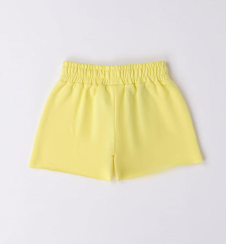 Morbido short bambina in felpa da 9 mesi a 8 anni iDO GIALLO-1417