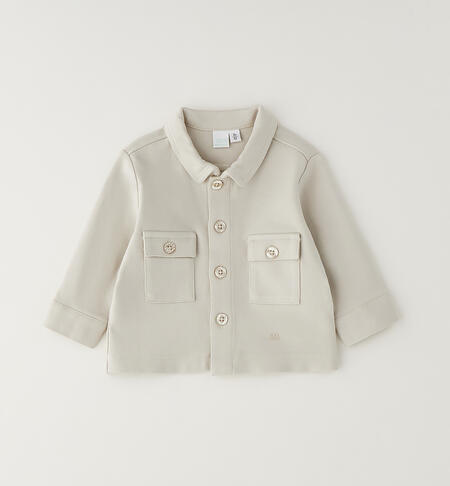 Overshirt for newborns BEIGE