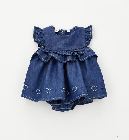 Pagliaccetto estivo neonata BLU LAVATO-7410