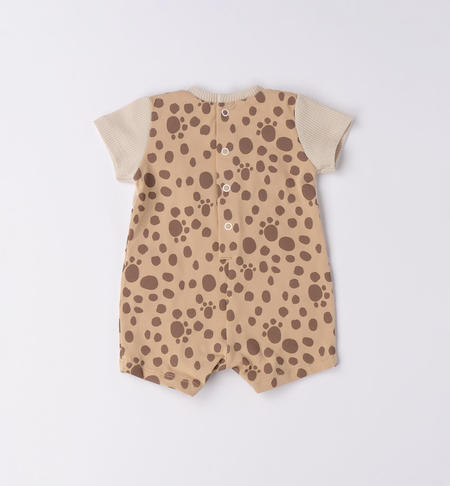 Pagliaccetto estivo neonato da 0 a 18 mesi iDO BEIGE-CACAO-6UX5