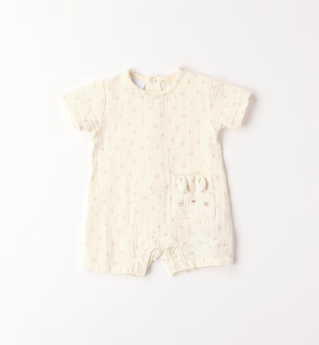 Unisex romper suit BEIGE