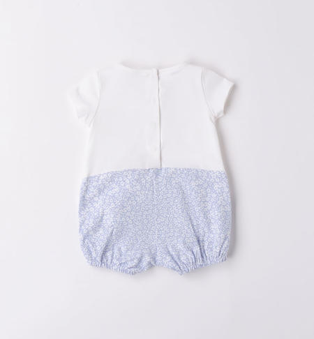 iDO butterfly romper for baby girl from 0 to 18 months BIANCO-0113