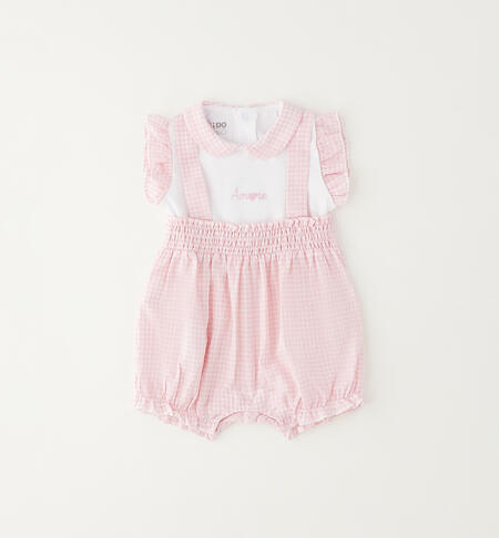 iDOMini baby girl romper suit PINK