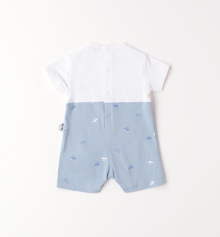 Pagliaccetto neonato iDO AZZURRO-BIANCO-6BVB