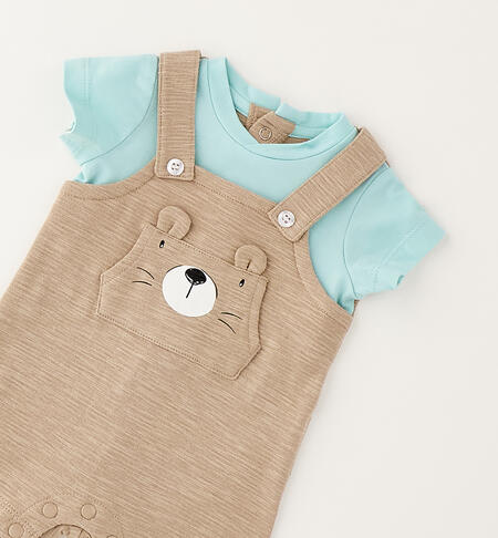 Pagliaccetto per neonato BEIGE-0437