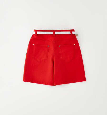 Pantaloncini bambina iDO ROSSO-2256