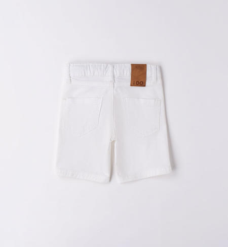 Pantaloncini bambino da 9 mesi a 8 anni iDO BIANCO-0113