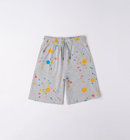 Pantaloncini basket ragazzo GRIGIO