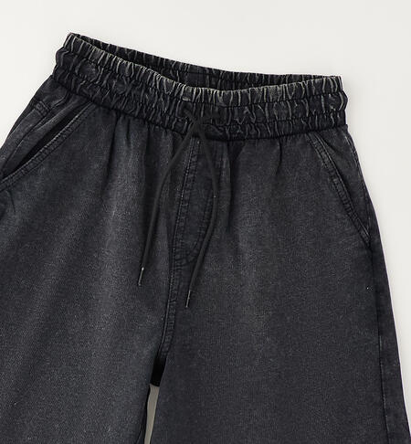 Pantaloncini corti iDO ragazzo NERO-0658