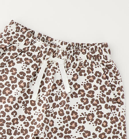 Shorts for girls LATTE-MARRONE-6CBP