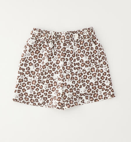 Shorts for girls LATTE-MARRONE-6CBP