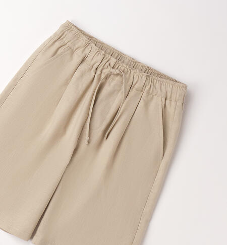 Pantaloncini da ragazzo BEIGE-0436