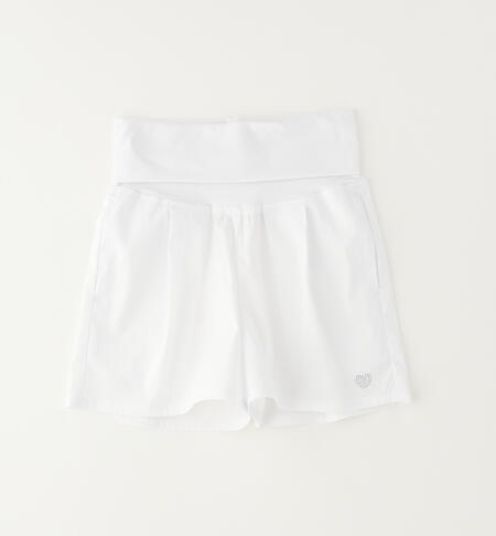 iDO girls' shorts BIANCO-0113