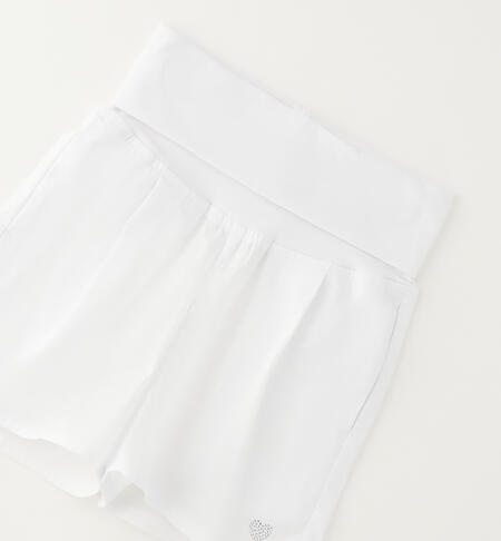 iDO girls' shorts BIANCO-0113