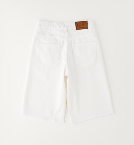 Pantaloncini per ragazzo BIANCO-0113