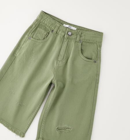 Pantaloncini per ragazzo VERDE SALVIA-5454