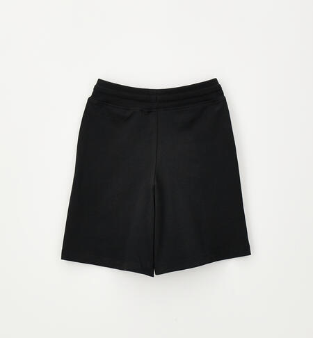 Pantaloncini tuta ragazza NERO-0658