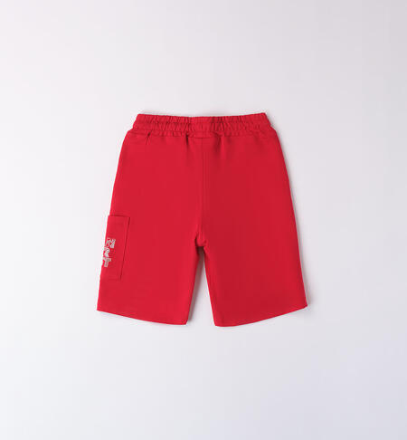 Boys' 100% cotton shorts ROSSO-2253