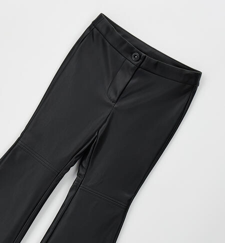 Pantalone a zampa bambina NERO-0658