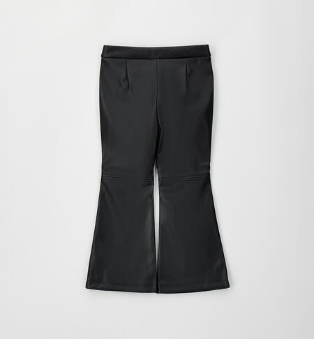 Pantalone a zampa bambina NERO-0658