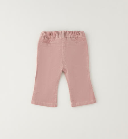 Pantalone a zampa neonata LIGHT PINK-2921