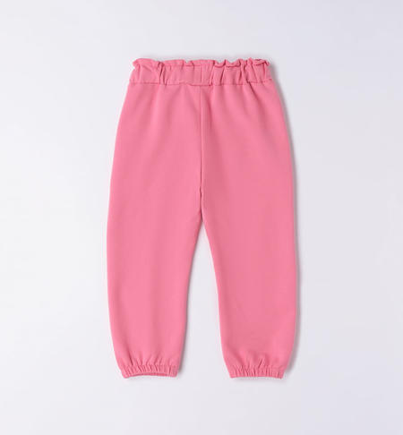 Pantalone bambina in felpa da 9 mesi a 8 anni iDO ROSA-2424