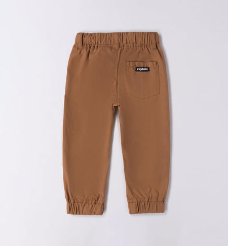 Pantalone bambino 100% cotone da 9 mesi a 8 anni iDO DARK BEIGE-0818