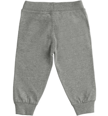 Jersey boy's trousers from 9 months to 8 years iDO GRIGIO MELANGE-8970