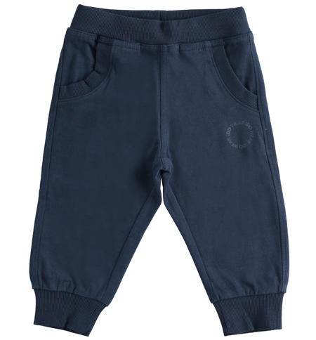 Pantalone bambino in jersey - da 9 mesi a 8 anni iDO NAVY-3885