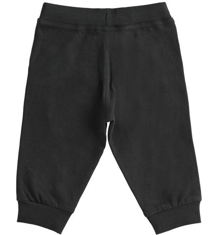 Pantalone bambino in jersey - da 9 mesi a 8 anni iDO NERO-0658