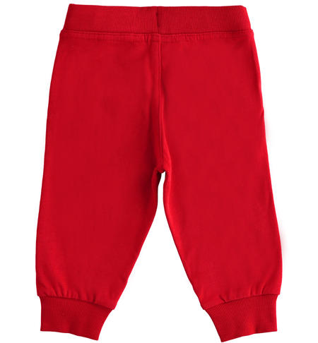 Pantalone bambino in jersey - da 9 mesi a 8 anni iDO ROSSO-2253