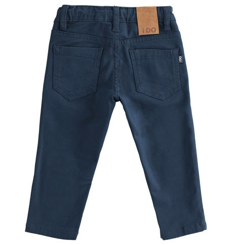 Twill trousers for boys from 9 months to 8 years iDO NAVY-3885