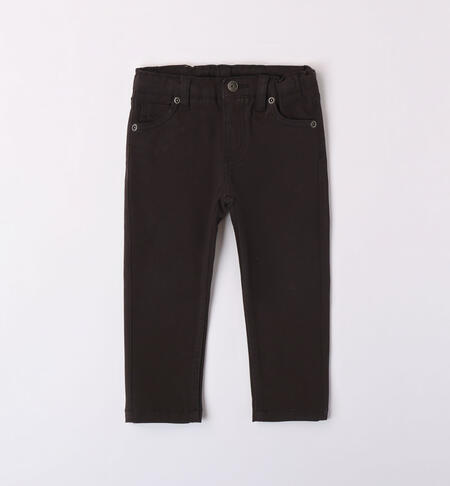 Boys' classic trousers BLACK