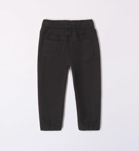 iDO regular fit trousers for boys from 9 months to 8 years NERO-0658