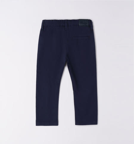 iDO slim fit trousers for boys from 9 months to 8 years NAVY-3854