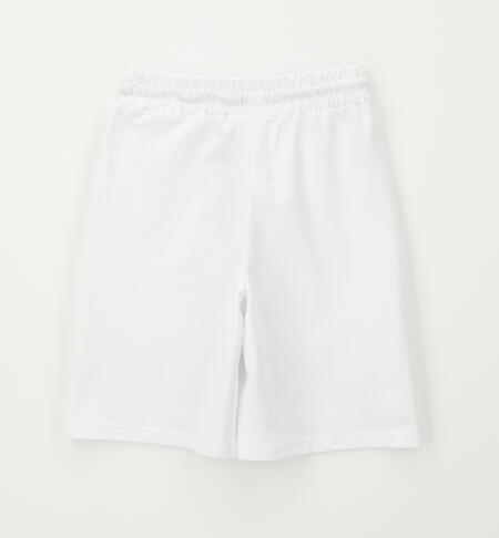 Pantalone basket da ragazzo BIANCO-0113