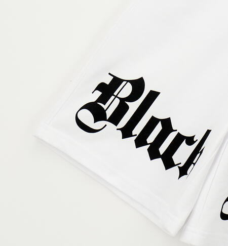 Pantalone basket da ragazzo BIANCO-0113