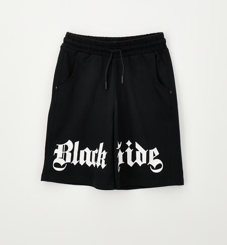 Pantalone basket da ragazzo NERO-0658