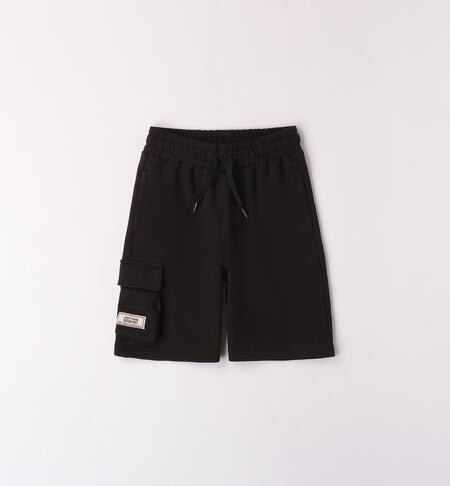 Pantalone basket in felpa unisex NERO-0658