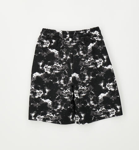 Pantalone basket per ragazzo BIANCO-NERO-6CBF