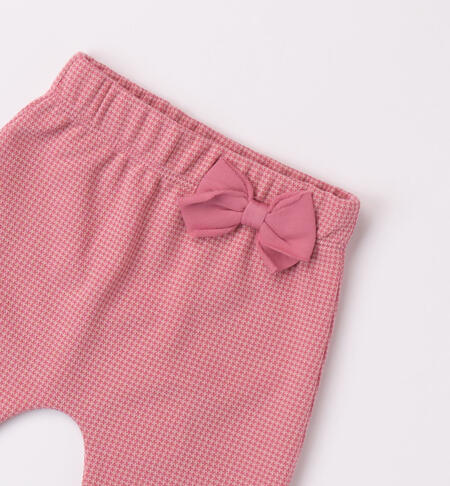 iDO pink trousers for girls from 1 to 24 months CIPOLLA-3021
