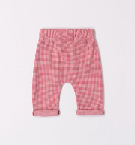 iDO pink trousers for girls from 1 to 24 months CIPOLLA-3021