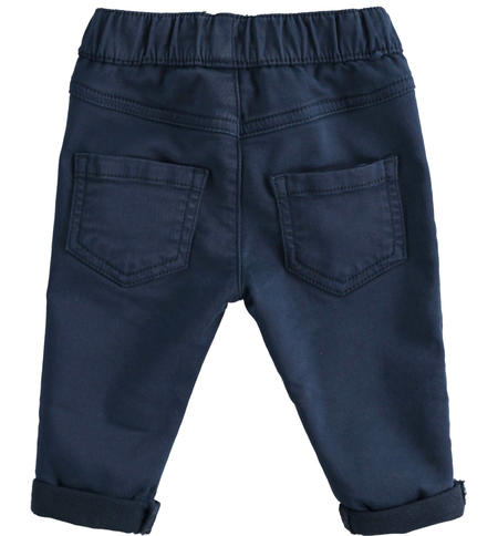 Cotton baby boy trousers from 1 to 24 months iDO NAVY-3885
