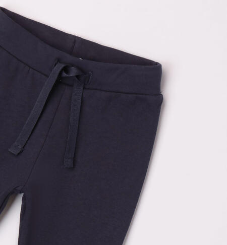 Pantalone bimbo in felpa garzata da 1 a 24 mesi iDO NAVY-3885