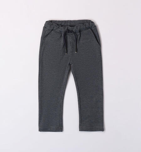 Boys' blue trousers BLUE