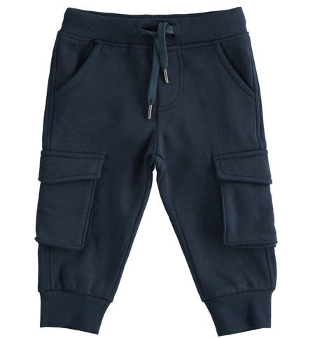 Pantalone cargo bambino - da 9 mesi a 8 anni iDO NAVY-3885