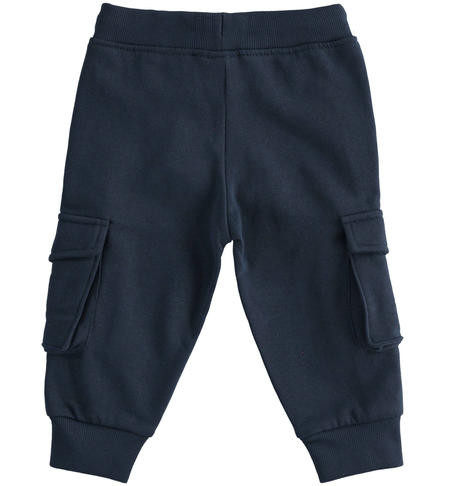 Cargo trousers for boys from 9 months to 8 years iDO NAVY-3885