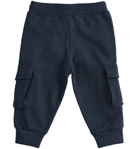 Pantalone cargo bambino - da 9 mesi a 8 anni iDO NAVY-3885
